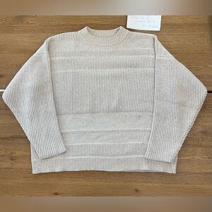 James Street Co Parker knit Sweater Beige small